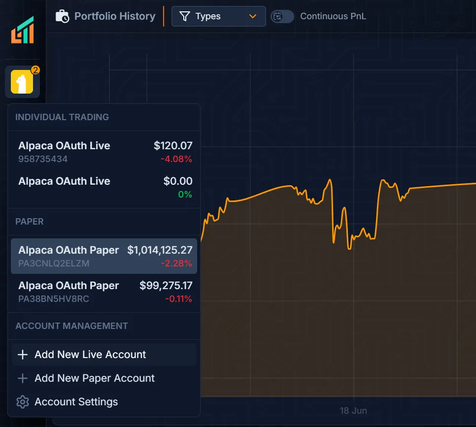 Linked Accounts: Manage Multiple Broker Accounts in One Place